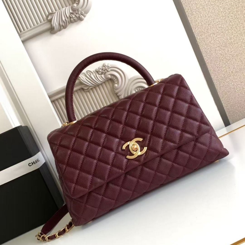 Ch**el top handle bags